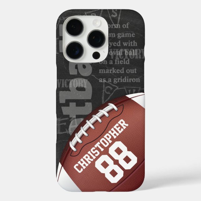 Personalisiertes Chalkboard American Football title_seo2 (Rückseite)