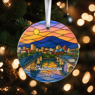 Personalisiertes Chattanooga-Acryl-Ornament, Benut Ornament