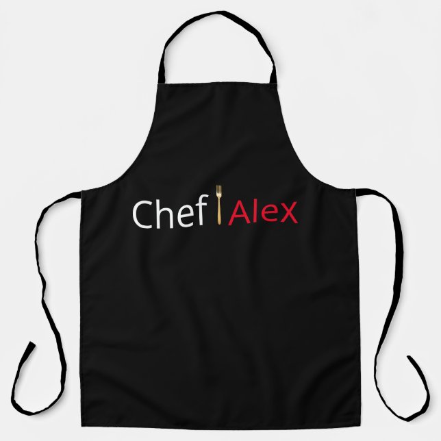 Personalisiertes Chef-Kochen Schürze (Vorderseite)