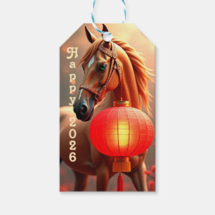 Personalisiertes chinesisches Neujahr 2026 Geschenkanhänger