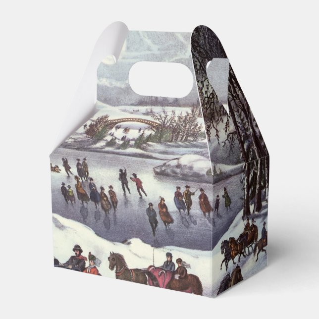 Personalisiertes Christmas Gable Box Central Park  Geschenkschachtel (Vorderseite)