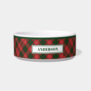 Personalisiertes Clan MacKinnon Tartan Karomuster Napf