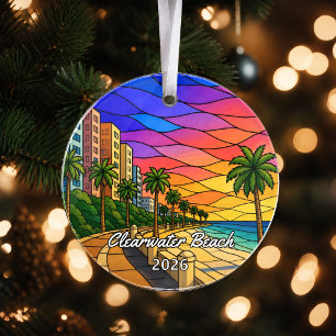 Personalisiertes Clearwater Beach-Acryl-Ornament, Ornament