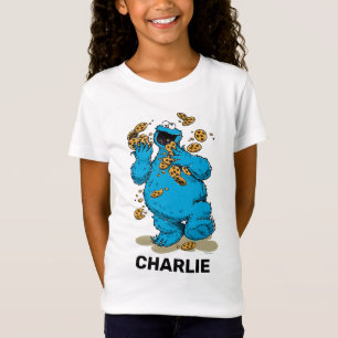 Personalisiertes Cookie Monster Crazy Cookies T-Sh T-Shirt