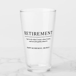 Personalisiertes Cooles Bier für den Eigenbedarf Glas