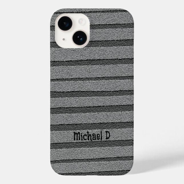 Personalisiertes Cooles einfaches Streifenmuster Case-Mate iPhone 14 Hülle (Rückseite)