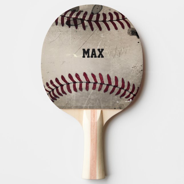 Personalisiertes Cooles Grunge Baseball Ping Pong  Tischtennis Schläger (Vorderseite)
