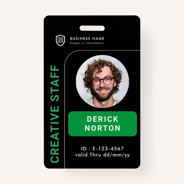 personalisiertes Corporate Foto | Zollbediensteter Ausweis (Vorderseite)