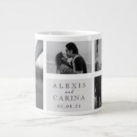 Personalisiertes Couple Foto Hochzeit