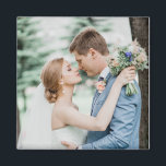 Personalisiertes Couple Wedding Foto Custom Magnet<br><div class="desc">Personalisierter Couple Wedding Foto kundenspezifischer Magnet</div>