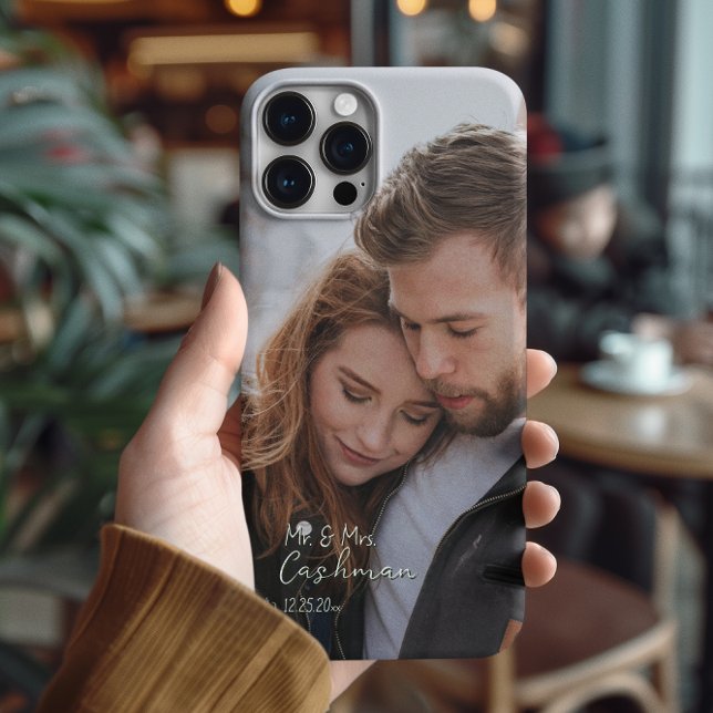 Personalisiertes Couple Weihnachts-Foto iPhone 16 Pro Hülle (Personalize your iPhone case with Your fav photo and ID)