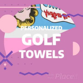 Personalisiertes Cry Golfer Golfhandtuch