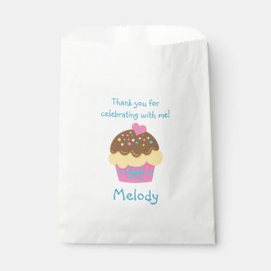 Personalisiertes Cupcake Gastgeschenk Bag für Kin Geschenktütchen