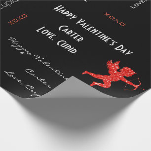 Personalisiertes Cupid Valentin Geschenkpapier