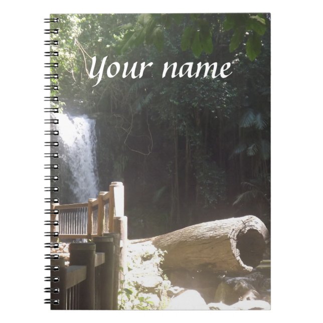Personalisiertes Curtis Falls-Notebook Notizblock (Vorderseite)