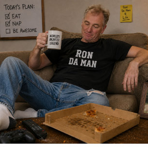 Personalisiertes Da Man lustiges Namens-T-Shirt Ge T-Shirt