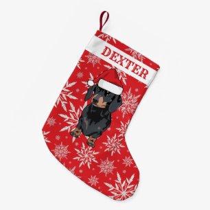Personalisiertes Dackel-Geschenk des Kleiner Weihnachtsstrumpf