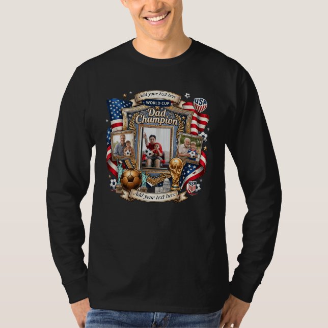 Personalisiertes Dad Champion Tee (Vorderseite)