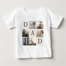 Personalisiertes Daddy-Baby-Shirt 6-12 Monate |