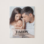 Personalisiertes Daddy Foto Vatertag Geschenkidee<br><div class="desc">Lege ihm eine Träne in die Augen,  wenn er dieses Rätsel zusammen mit seinen Kindern auf den Tag des Vaters bringt. Personalisiert mit Namen und anpassen mit Ihrer eigenen Kernbotschaft.</div>