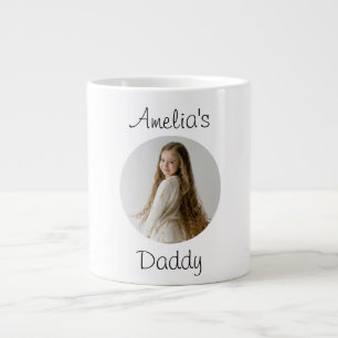 Personalisiertes Daddy-Geschenk - Gewohntes Kinder Jumbo-Tasse
