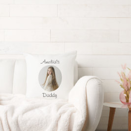 Personalisiertes Daddy-Geschenk - Gewohntes Kinder Kissen