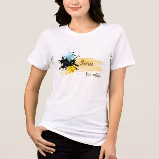 Personalisiertes Damen-T-Shirt mit Künstlernamen  Tri-Blend Shirt