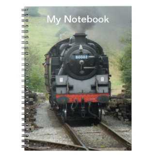Personalisiertes Dampf-Zug-Notizbuch Notizblock