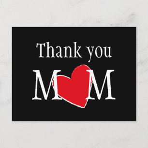 Personalisiertes Danke Mama  Postkarte