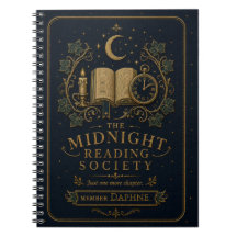 Personalisiertes Dark Academia Leser-Journal