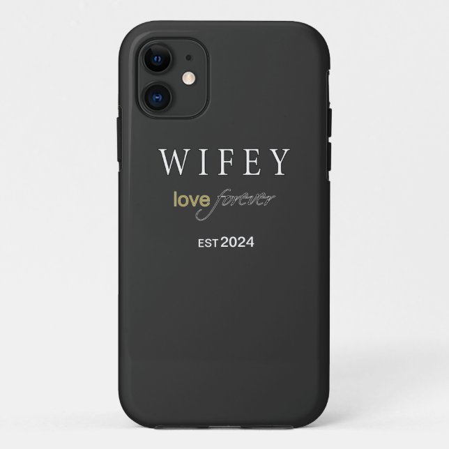 Personalisiertes Datum der ewigen Liebe Case-Mate iPhone Hülle (Rückseite)