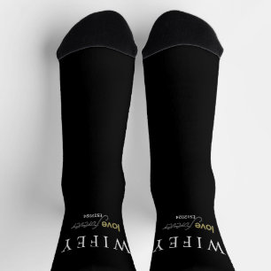 Personalisiertes Datum der ewigen Liebe Socken