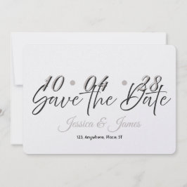 Personalisiertes Datum speichern anpassen Save The Date