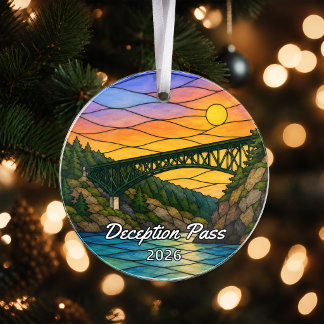 Personalisiertes Deception Pass Acryl-Ornament, ku Ornament