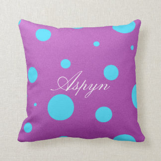 Personalisiertes dekoratives Polka-Punkt-Kissen Kissen