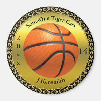 Personalisiertes Design der Basketball Champions L Magnet