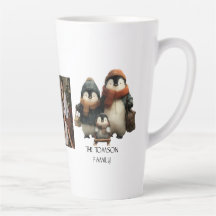Personalisiertes Design für die Winter-Pinguinfami