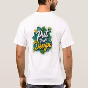 Personalisiertes Design für  Logos an der Vorderse T-Shirt