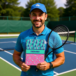 Personalisiertes Design für Tennisspieler, Trainer Planer