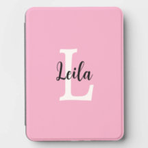 Personalisiertes Design mit rosa Monogramm-Schrift