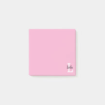 Personalisiertes Design mit rosa Monogramm-Schrift