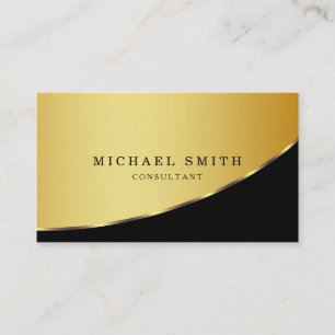 Personalisiertes Design Modernes Schlichtes Metall Visitenkarte