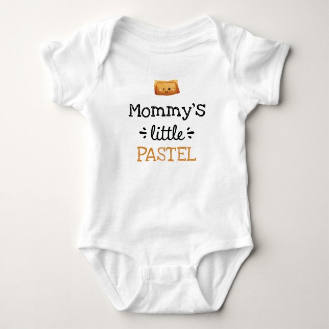 Personalisiertes Design | [Text] Kleine Pastelle Baby Strampler (Vorderseite)