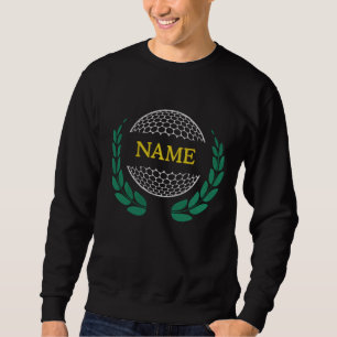 Personalisiertes Design von Golfballen mit Kamin u Besticktes Sweatshirt