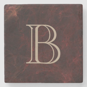 Personalisiertes Design von Rauch und Feuer Steinuntersetzer