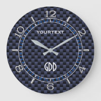 Personalisiertes Dial für Royal Blue Carbon Fibre