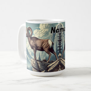 Personalisiertes Dickhornschaf Rocky Mountain Wild Kaffeetasse