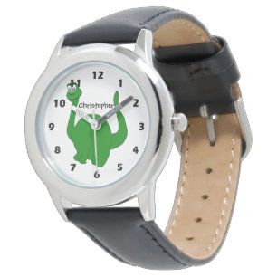 Personalisiertes Dinosaurier-Design Armbanduhr