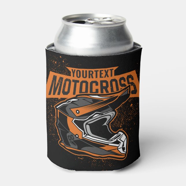 Personalisiertes Dirt Bike Motocross Racing Helm Dosenkühler (Kanne Vorderseite)