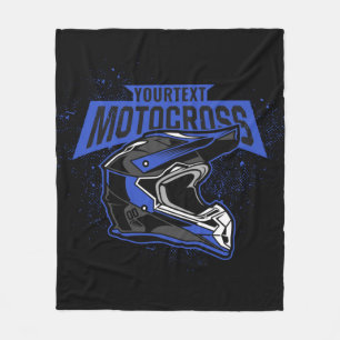 Personalisiertes Dirt Bike Motocross Racing Helm Fleecedecke